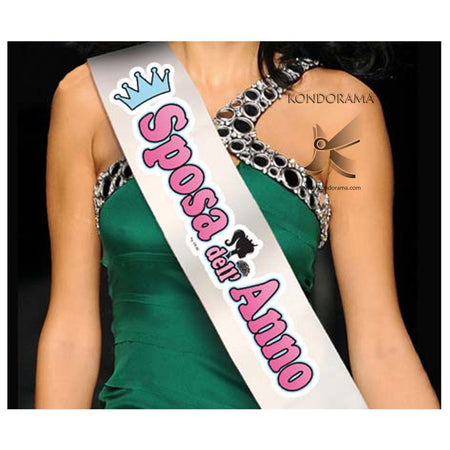 Fascia "Sposa Dell’anno" Addio Al Nubilato Idea Regalo Per Festa Addio Al Nubilato