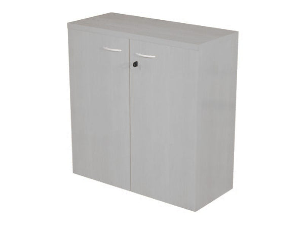 Mobile basso per ufficio ad ante battenti con serratura cm. 80x44x72h