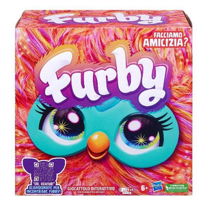 Furby corallo, giocattoli di peluche interattivi per bambini e bambine dai 6 anni in su - F6744IT4