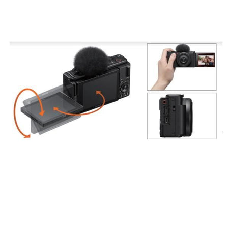 Sony vlog camera zv-1f di | fotocamera digitale (schermo orientabile, video in 4k, slow motion, funzionalità per vlog) - nera - ZV1FBDI.EU