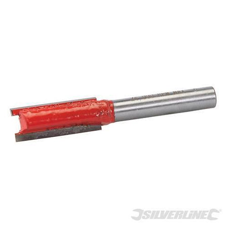 Fresa diritta metrica 1/4" in acciaio temprato da 3 x 12 mm a 20 x 20 mm silverline Silverline