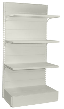 Scaffale metallico verniciato da negozio cm. 100x50x200h