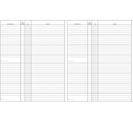 Registro Libro Soci Spa/Srl 31X24,5 47Pag. E2376
