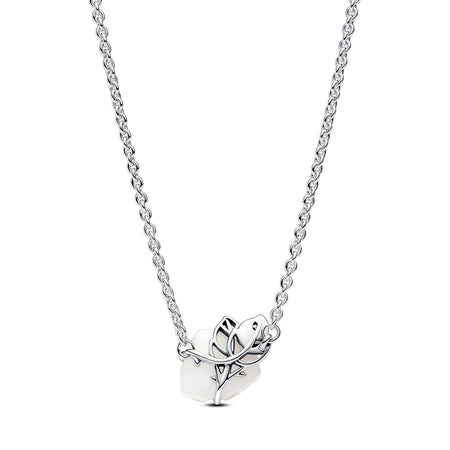 Pandora - Collana Rosa Bianca