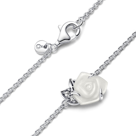 Pandora - Collana Rosa Bianca