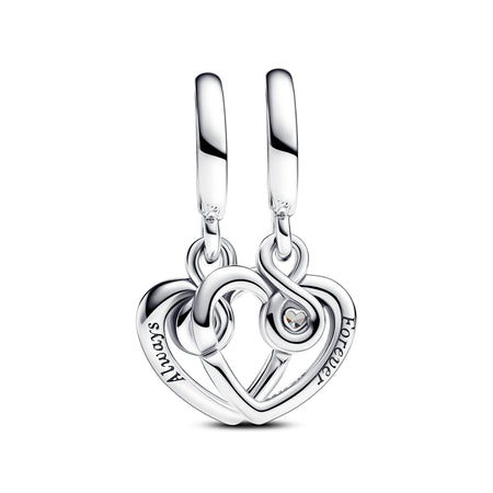 Pandora - Charm Pendente “Forever & Always” Divisibile