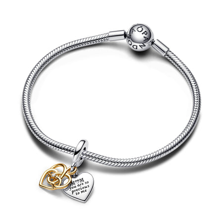 Pandora - Charm Pendente Mamma Sei Preziosa da incidere