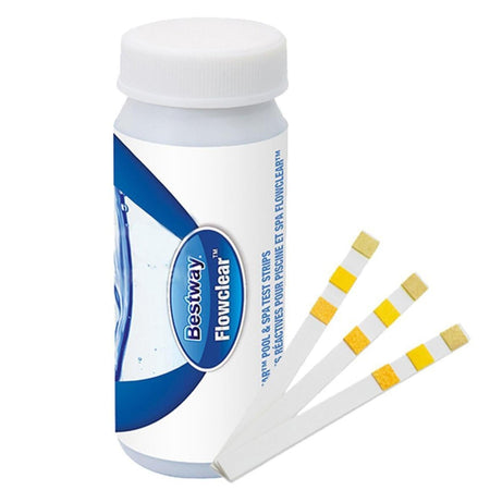 Kit di manutenzione per pulizia piscina kg 1 tris pastiglie antialghe cloro con dispenser e test piscine