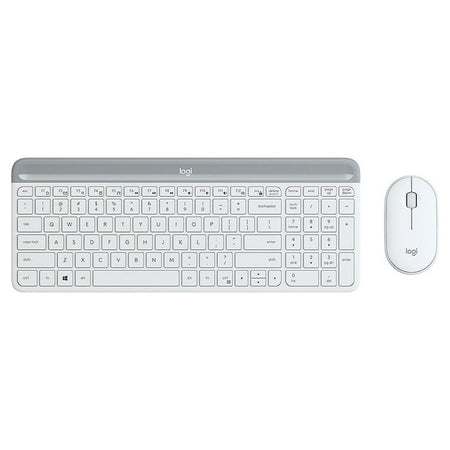 Tastiera e Mouse Logitech MK470 Bianco Francese AZERTY