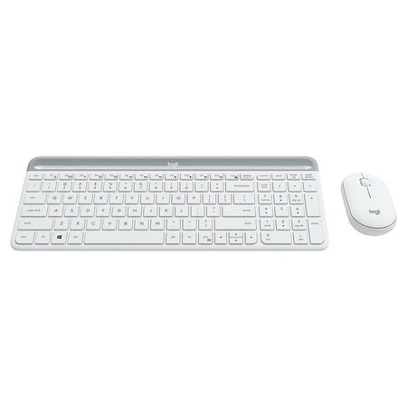 Tastiera e Mouse Logitech MK470 Bianco Francese AZERTY