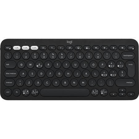 Tastiera per tablet logitech k380s pebble grafite - 920011819