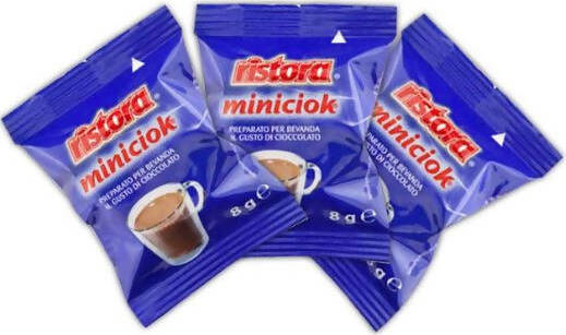 50x Ristora Miniciok Capsule Cioccolato Compatibili Espresso Point, 2 Confezioni 25 Capsule Cad Cioccolata Calda Alimentari e cura della casa/Caffè tè e bevande/Cioccolata calda e bevande al malto/Cioccolata calda Non solo alimenti - Albano Laziale, Commerciovirtuoso.it