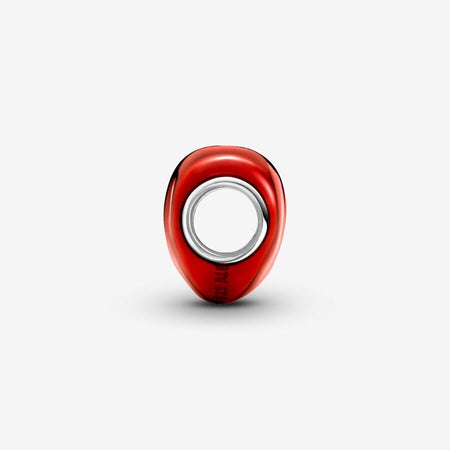Pandora - Charm Cuore Metallico Rosso
