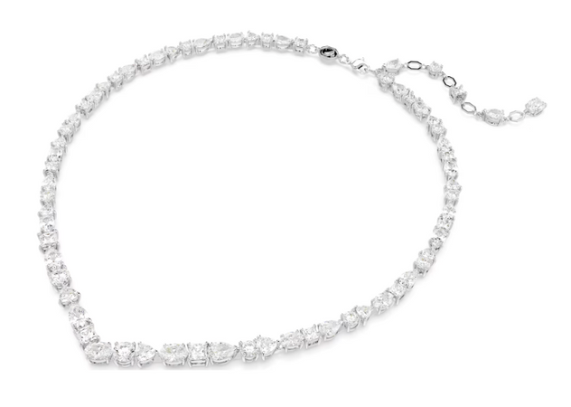 SWAROVSKI - Collana Mesmera Taglio misto, Bianca, Placcato rodio