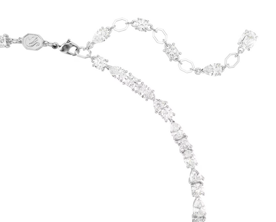 SWAROVSKI - Collana Mesmera Taglio misto, Bianca, Placcato rodio