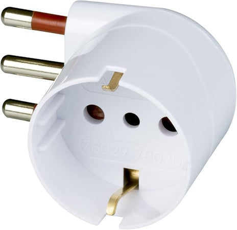 ROSI - ADATTATORE SCHUKO 16A 2P+T BIA 90
