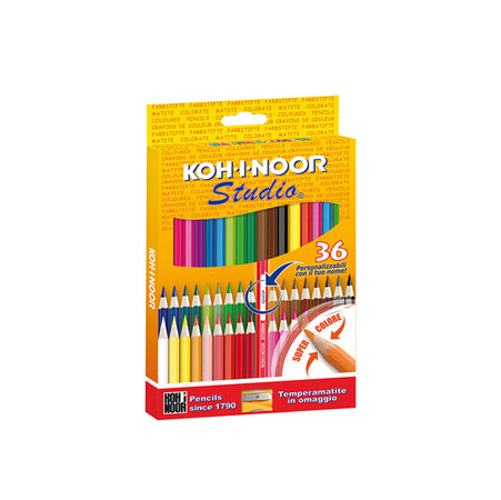 Astuccio 36 Matite Colorate Studio Koh.I.Noor