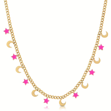 Ops Object - Collana LILY con smalto colorato