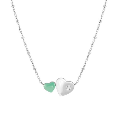NOMINATION - COLLANA HAPPYWORLD CUORI CON SMALTO