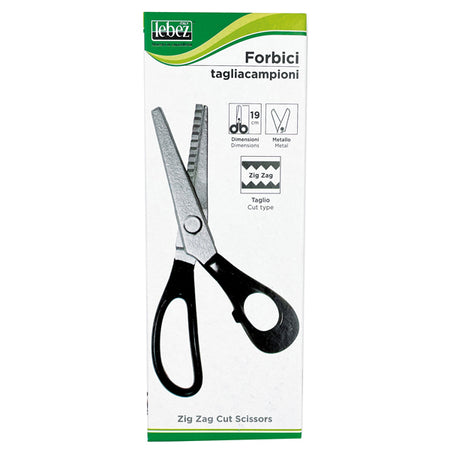 Forbici Tagliacampioni Zig-Zag 19Cm Lama In Ghisa 4340 Lebez