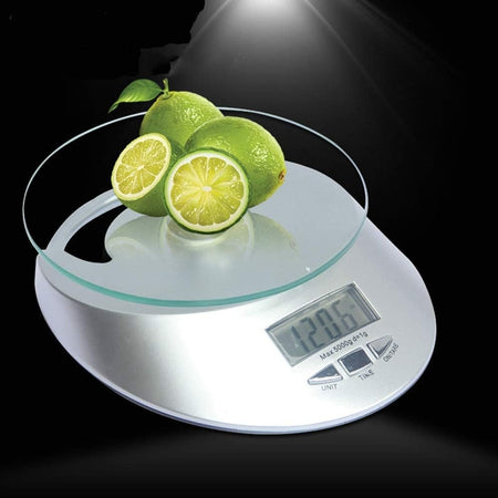 Bilancia digitale da cucina adatto per ambito domestico, massimo 5 kilogrammi