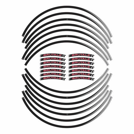 Kit strisce adesive cerchi ruote moto 17" compatibili con MV Agusta Brutale