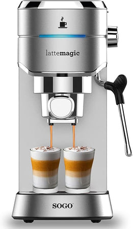 SOGO Macchina automatica per caffè espresso 1450W 1L 15bar lancia vapore