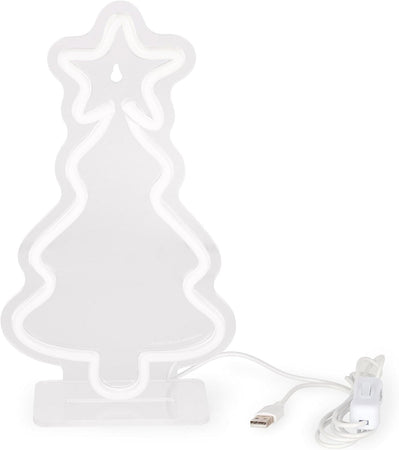 Legami Insegna Luminosa Led a Effetto Neon, Decorazione, For Indoor Use Only, Tema Xmas Tree