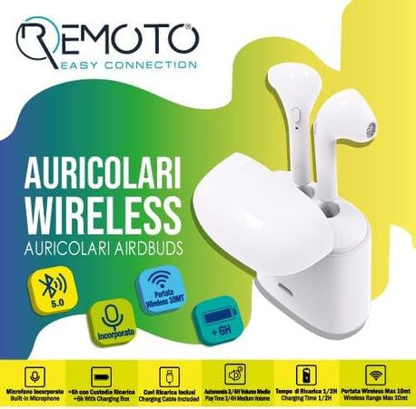 Cuffie auricolari bluetooth 5.0