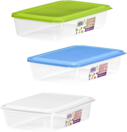 GREATPLASTIC CONTENITORE PER ALIMENTI RETTANGOLARE 30x20x7,5 CM