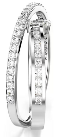 SWAROVSKI - Anello Hyperbola Taglio misto Bianco Placcato rodio