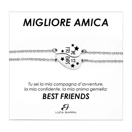 Luca Barra - Bracciali mezzo cuore best friends