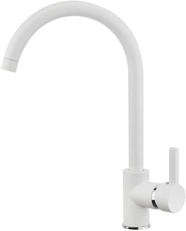 MASIDEF - MIX LAVELLO CUCINA "ED" BOCCA ALTA BIANCO OPACO