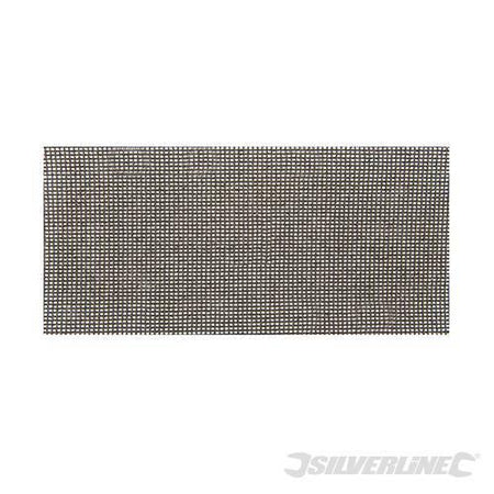 Fogli abrasivi a rete 93 x 230 mm compatibili con macchine a gancio 1/3 offerta silverline Silverline