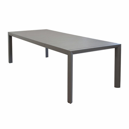 Tavolo allungabile "Sydney" in alluminio telescopico dogato 160-240x100 per giardino e veranda