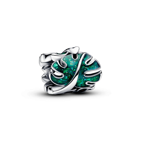 Pandora - Charm Foglia di Monstera Glitterata