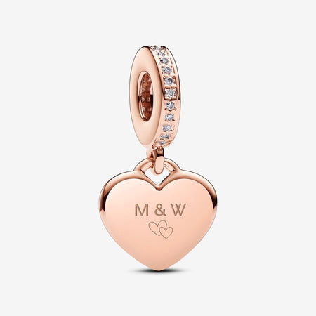 Pandora - Charm Cuore Pendente da incidere