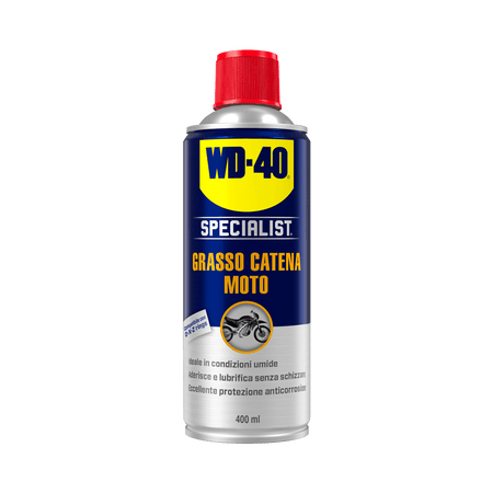 WD-40 grasso catena moto