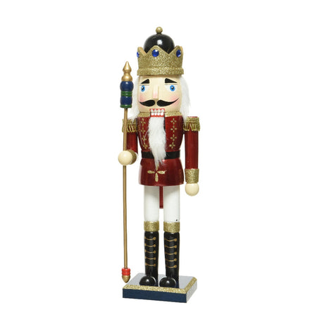 Statuetta decorativa "Soldatino schiaccianoci" natalizio h 89 cm