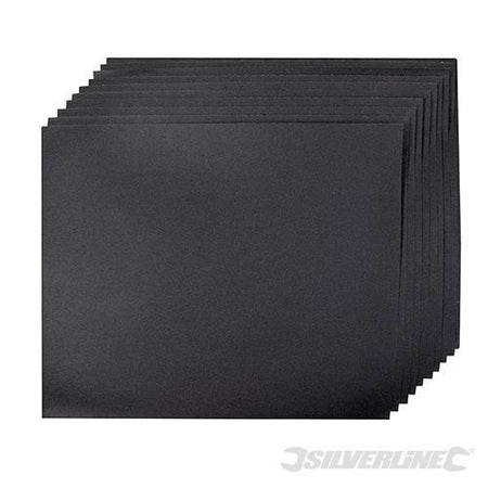 Carta abrasiva a secco e ad acqua con supporto in lattice impermeabile per la levigatura Silverline