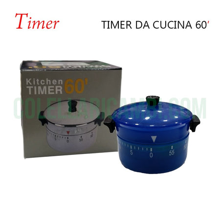 Timer Orologio Contaminuti da Cucina 60' Pentolina