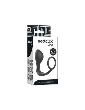 Alanl Plug And Cock Ring Addicted Toys