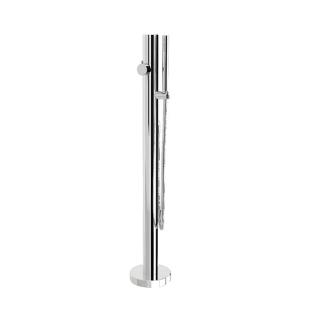 Fontana da Giardino Colonna esterno SAMBUCO Acciaio Inox Con Miscelatore 100cm