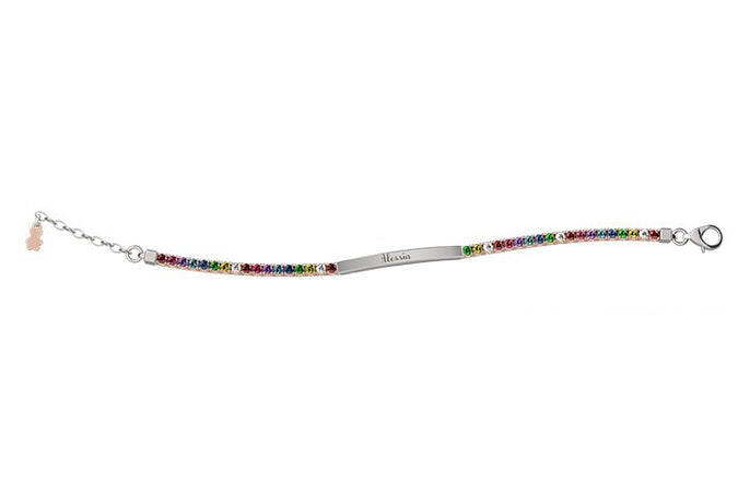 Nanàn Bracciale Tennis Bimbo Multicolor