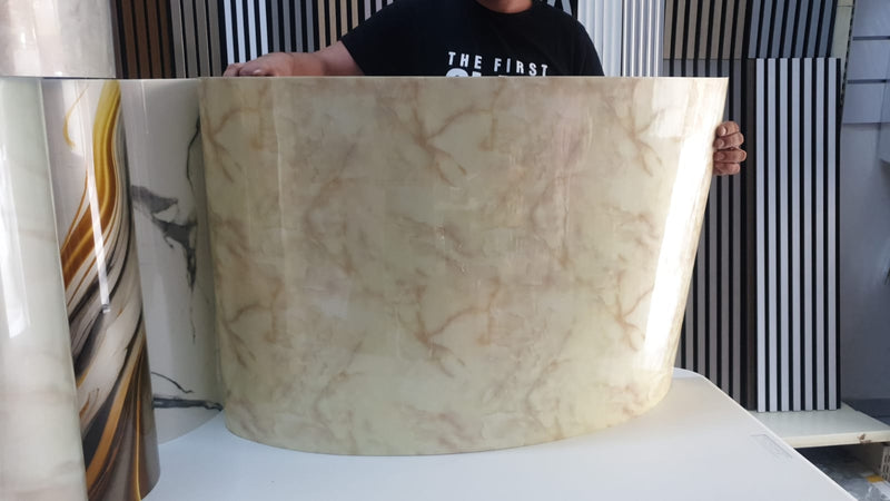 9 PZ Pannello adesivo 3MTX60 cm effetto marmo