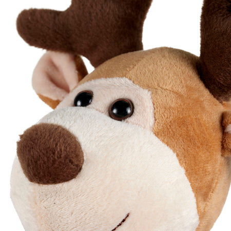 Peluche natalizio con animazioni e suoni, decorazione per interno