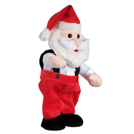 Peluche natalizio con animazioni e suoni, decorazione per interno