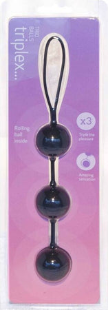 55003937 Rio Triplex Silicone Balls Ca. 25 Cm Tre Palline Vaginali Anali In Silicone Nero Salute e cura della persona/Erotismo e contraccezione/Sex toys/Vibratori/Vibratori anali e per perineo Kondorama - Martinsicuro, Commerciovirtuoso.it