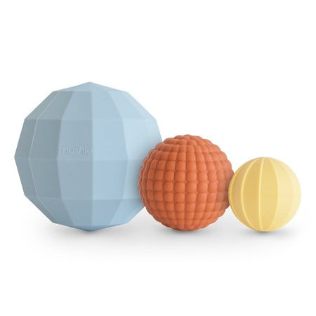 Giocattolo Sensoriale Mushie Spheres3 Solid