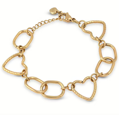 Ops Objects - Bracciale LOVELY con catena cuore